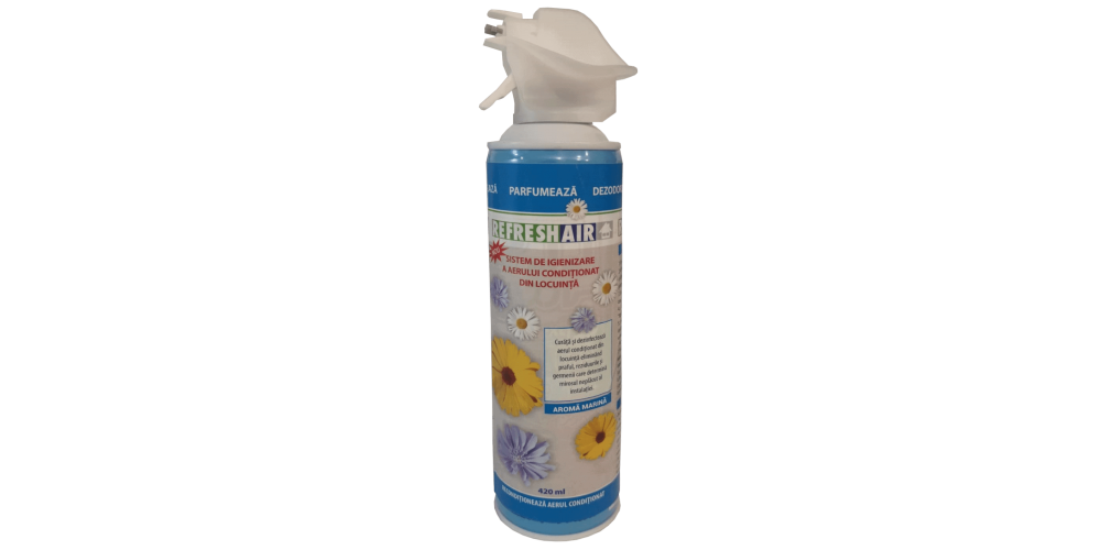 Spray curatat aer conditionat REFRESHAIR parfum MARIN